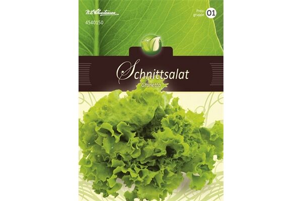  Saatgut Schnittsalat, Grünetta,