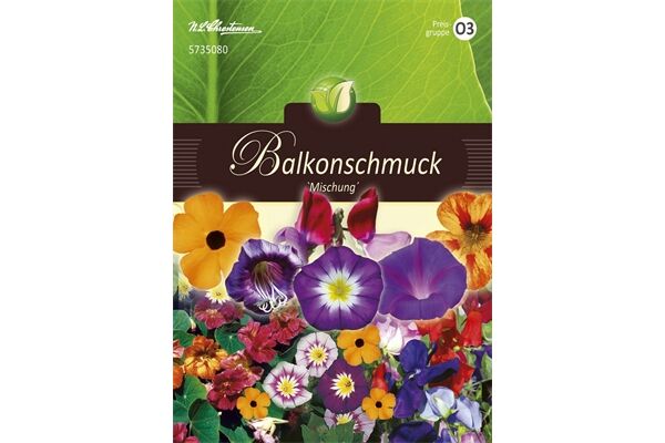  Saatgut Balkonschmuck Mischung, für ca.25 Pflanzen
