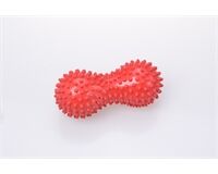 Filmer Massage Ball, Erdnussform, Ø 60 x 150 mm (rot)