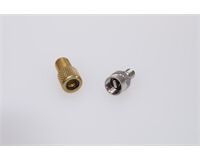 Filmer Adapter-Set, Dunlop auf Schrader, Kupfer/Stahl