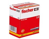 Fischer Dübel Fischer Spreizdübel S 8 x 40, Nylon, 100 St.