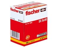 Fischer Dübel Fischer Dübel SX 8x40, Nylon, 100 St.