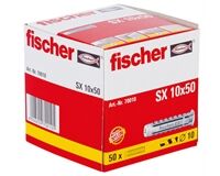 Fischer Dübel Fischer Dübel SX 10x50, Nylon, 50 St.