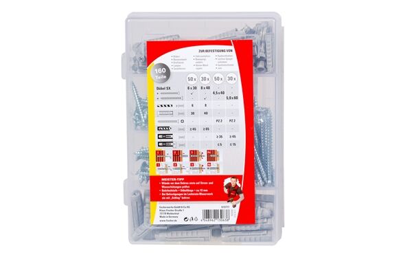 Fischer Dübel Fischer Meister Box Dübel SX + Schrauben,