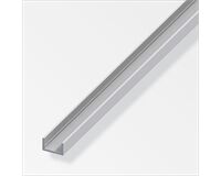 Alu U-Profil 10x11 mm, 1 m (silber)
