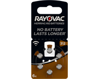 Knopfzellen-Batterie 6er Blister 1,5V 312