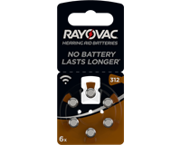 Knopfzellen-Batterie 6er Blister 1,5V 312