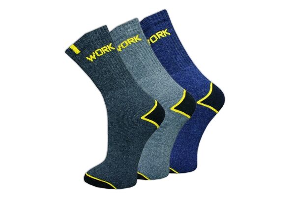  Workpower Arbeitssocken, 3er Pack, Gr. 39/42