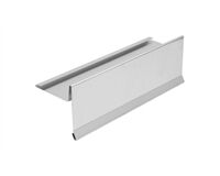 Ortblech, Alu, mit Wasserfalz, 250 x 2000 mm