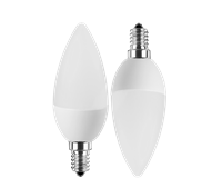 2x LED Kerzenform 5W (40W) E14 470lm 2700K, WW