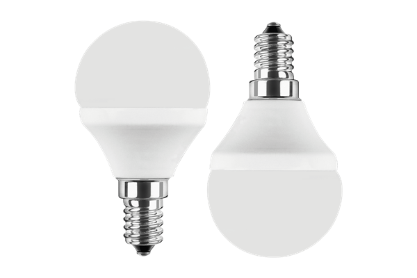 2x LED Tropfenform 5W (40W), E14, 470lm, 2700K,WW