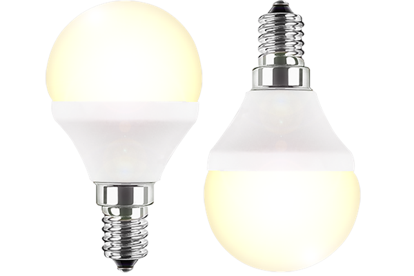 2x LED Tropfenform 5W (40W), E14, 470lm, 2700K,WW
