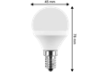  2x LED Tropfenform 5W (40W), E14, 470lm, 2700K,WW