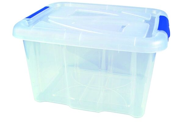  Box mit Deckel, PP, 23x40x32 cm, 17 L