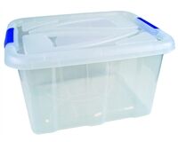 Box mit Deckel, 30 L (transparent)
