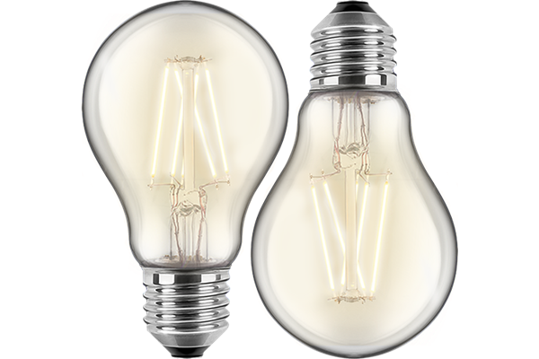 2x LED Birnenform 7W (60W), E27, 810lm, 2700K, WW