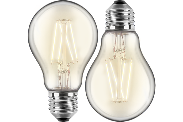  2x LED Birnenform 7W (60W), E27, 810lm, 2700K, WW